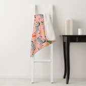 Cartoon Zebras Funny Seamless Muster Sherpadecke (Beispiel)