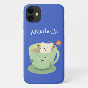 Cartoon-Zeichen für den niedlichen Teebag-Becher S Case-Mate iPhone Hülle