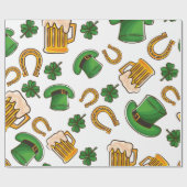 Cartoon Zeichne Wrapping Paper Geschenkpapier (Flach)