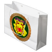 Cartoon Zodiac Astrologie Design Horoskop Große Geschenktüte (Vorderseite Schrägansicht)