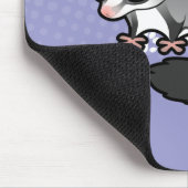 Cartoon-Zuckersegelflugzeug Mousepad (Ecke)