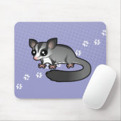 Cartoon-Zuckersegelflugzeug Mousepad (Mit Mouse)