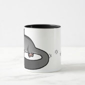 Cartoon-Zuckersegelflugzeug Tasse (Zentrum)