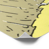 Cartoon zum Golfspielen Poster (Ecke)