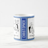 Cartoon zur Eheberatung. Kaffeetasse (Mittel)