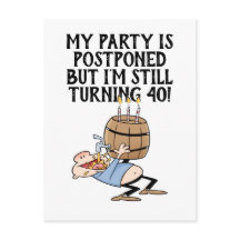 Cartoon zur Stornierung von Geburtstagspartys vers