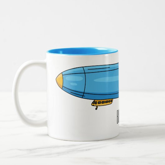 Cartoon Zweifarbige Tasse (Links)