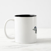 Cartoon Zweifarbige Tasse (Links)