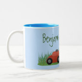 Cartoon Zweifarbige Tasse (Links)