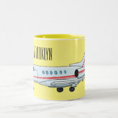Cartoon Zweifarbige Tasse (Mittel)