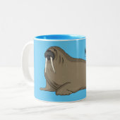 Cartoon Zweifarbige Tasse (Vorderseite Links)