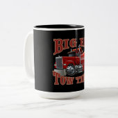 Cartoon Zweifarbige Tasse (Vorderseite Links)