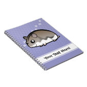 Cartoon-zwergartiger Hamster Notizblock (Rechte Seite)