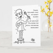 Cartoon zwischen Mensch und Spider Karte (Gelbe Blume)