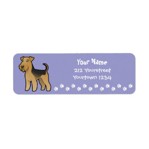 Cartoonairedale-Terrier/Waliser-Terrier