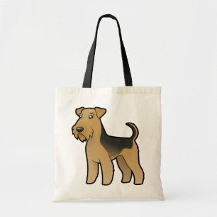 Cartoonairedale-Terrier/Waliser-Terrier Tragetasche