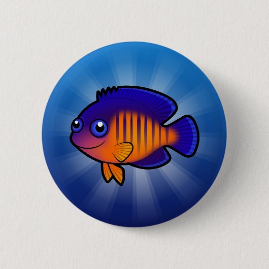 CartoonAngelfish 1 Button (Vorderseite)