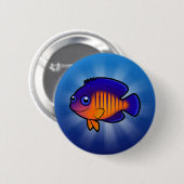 CartoonAngelfish 1 Button (Vorne & Hinten)