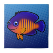 CartoonAngelfish 1 Fliese (Vorderseite)