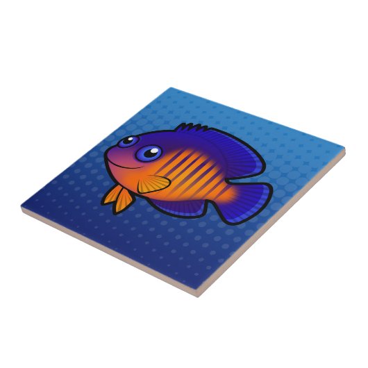 CartoonAngelfish 1 Fliese (Seite)