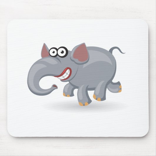 Cartoonbaby Elefant Mousepad (Vorne)
