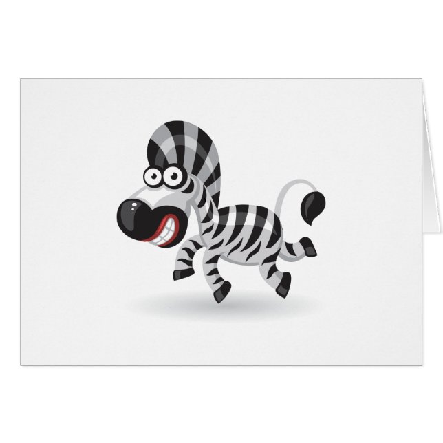 Cartoonbaby Zebra (Vorderseite (Horizontal))