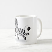 Cartoonbaby Zebra Kaffeetasse (VorderseiteRechts)