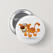 Cartoonbabytiger Button (Vorne & Hinten)