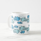 Cartoonceltic-Wolken Kaffeetasse (Vorderseite Links)