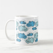 Cartoonceltic-Wolken Kaffeetasse (Links)
