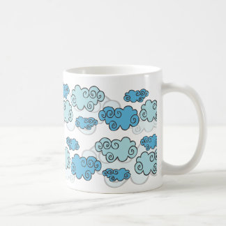 Cartoonceltic-Wolken Kaffeetasse