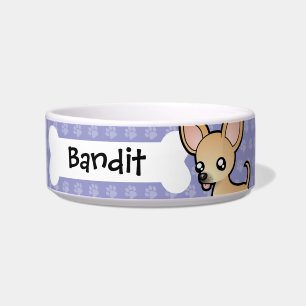 CartoonChihuahua (glatter Mantel) Napf