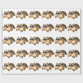 CartoonChipmunk Geschenkpapier (Flach)