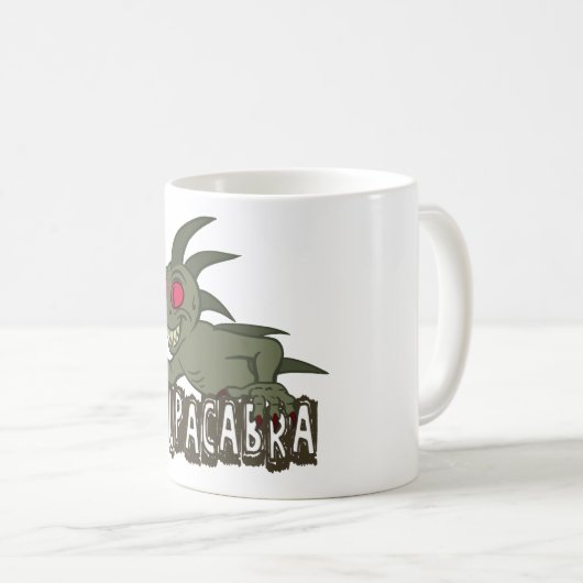 CartoonChupacabra Kaffeetasse (VorderseiteRechts)