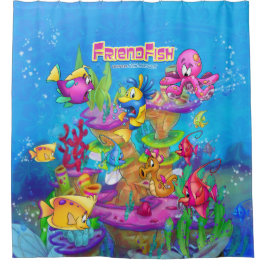 CartoonDuschvorhang Fische FriendFish Duschvorhang