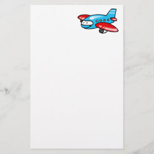 Cartoonflugzeug Briefpapier