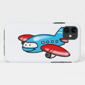 Cartoonflugzeug Case-Mate iPhone Hülle (Rückseite (Horizontal))