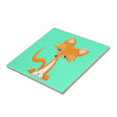 CartoonFoxy Fox Fliese (Seite)