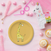 Cartoongiraffe Pappteller (Party)
