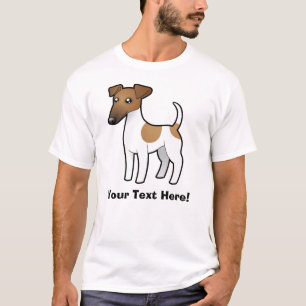 Cartoonglatter Fox-Terrier T-Shirt