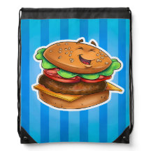Cartoonhamburgertasche