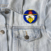 Cartoonhuhn Button (Beispiel)