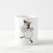 Cartoonhühner auf einem Becher Kaffeetasse (Mittel)