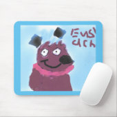 Cartoonhundeentwurf Mousepad (Mit Mouse)
