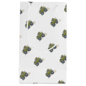 Cartoonillustration eines Elefanten, der einen Kleine Geschenktüte (Vorderseite)