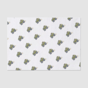 Cartoonillustration eines Elefanten, der einen Seidenpapier