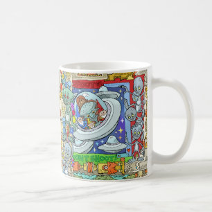 Cartoonillustration, von Bigfoot Kaffeetasse