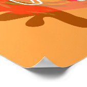 Cartoonish Organik Poster (Ecke)