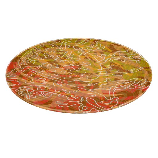 Cartoonish Organik Schneidebrett (Ecke)