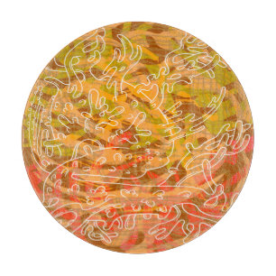 Cartoonish Organik Schneidebrett